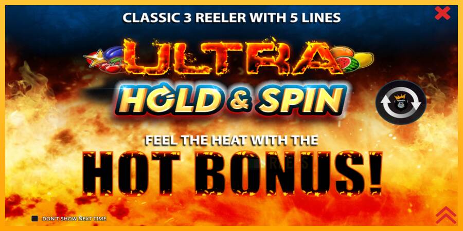 Ultra Hold & Spin macchina da gioco per soldi, immagine 1