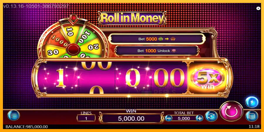 Roll in Money macchina da gioco per soldi, immagine 3