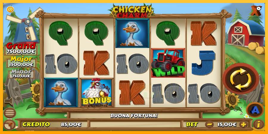 Chicken Charm macchina da gioco per soldi, immagine 2