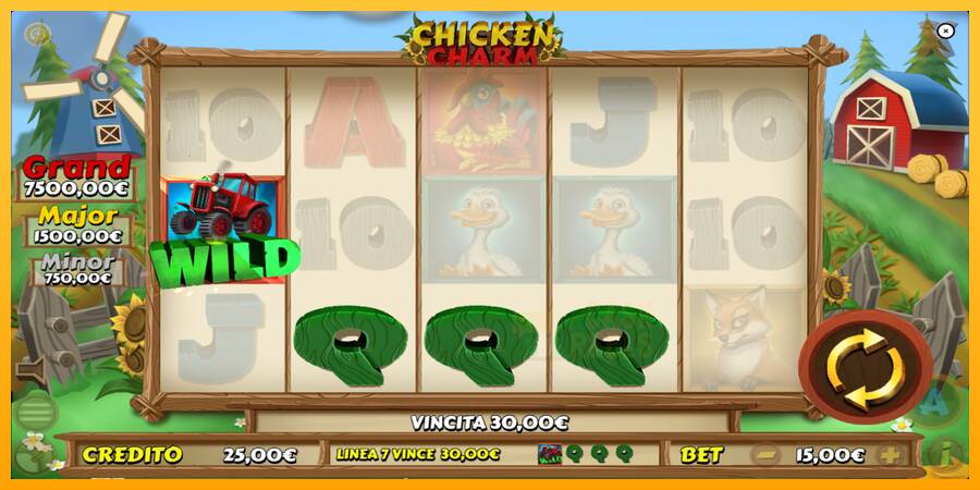 Chicken Charm macchina da gioco per soldi, immagine 3