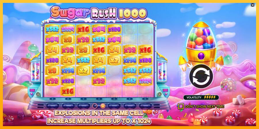 Sugar Rush 1000 macchina da gioco per soldi, immagine 1