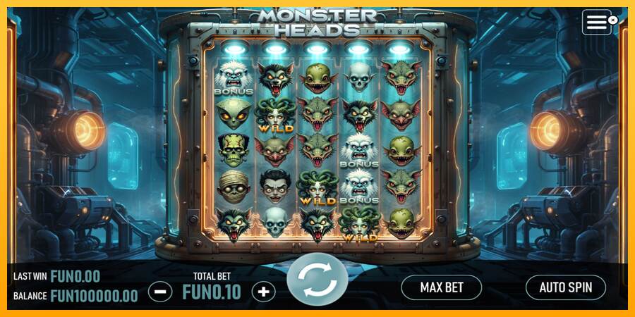 Monster Heads macchina da gioco per soldi, immagine 1