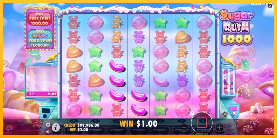 Sugar Rush 1000 macchina da gioco per soldi, immagine 3