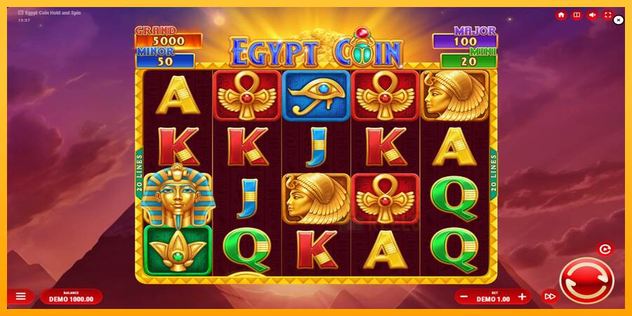 Egypt Coin macchina da gioco per soldi, immagine 2