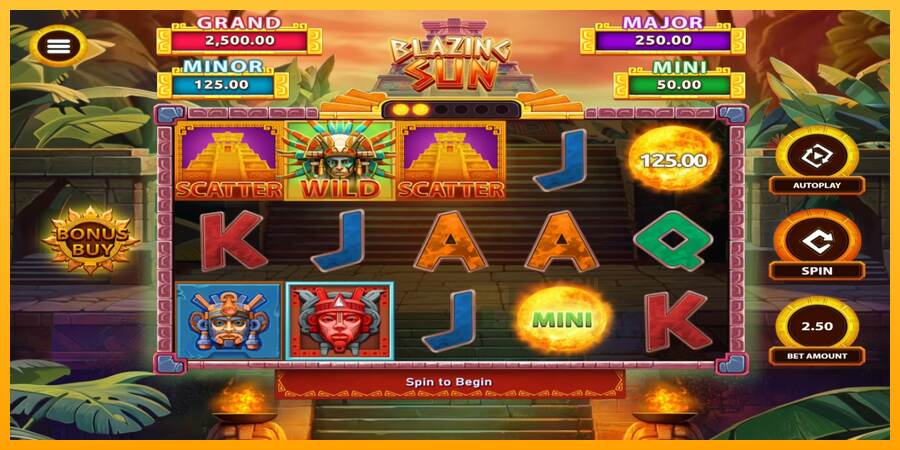 Blazing Sun macchina da gioco per soldi, immagine 1